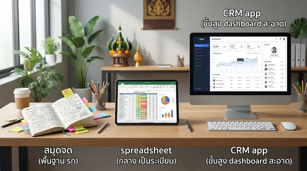 เปรียบเทียบ 3 วิธีการติดตามลูกค้า