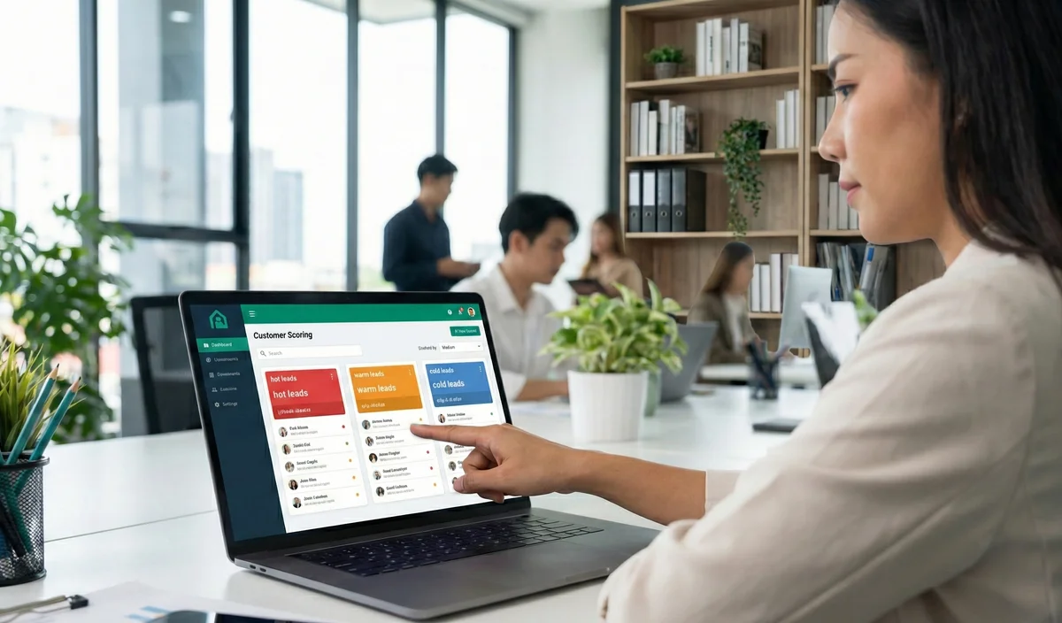 Lead Scoring Dashboard สำหรับนักขายอสังหาริมทรัพย์