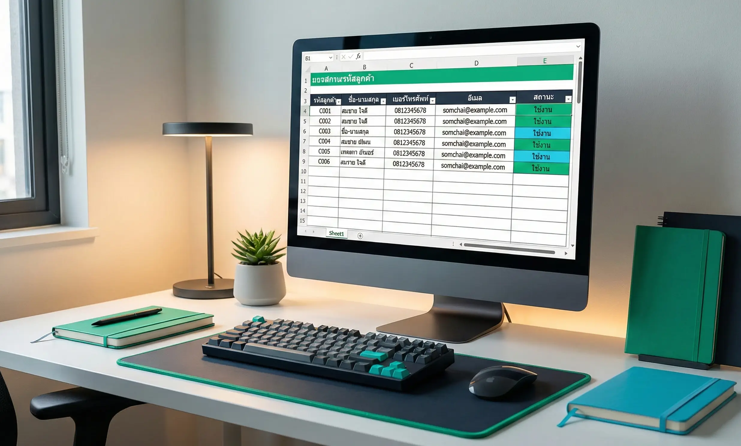 Template บันทึกข้อมูลลูกค้าอสังหา (ดาวน์โหลดฟรี)